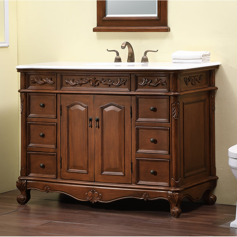 Astoria Grand Indiana 48" Single Bathroom Vanity Set & Reviews Wayfair